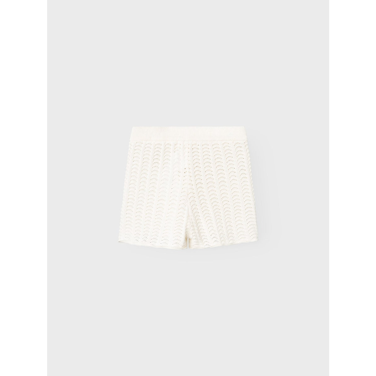 Lil'Atelier Coconut Milk Johanna Knit Shorts