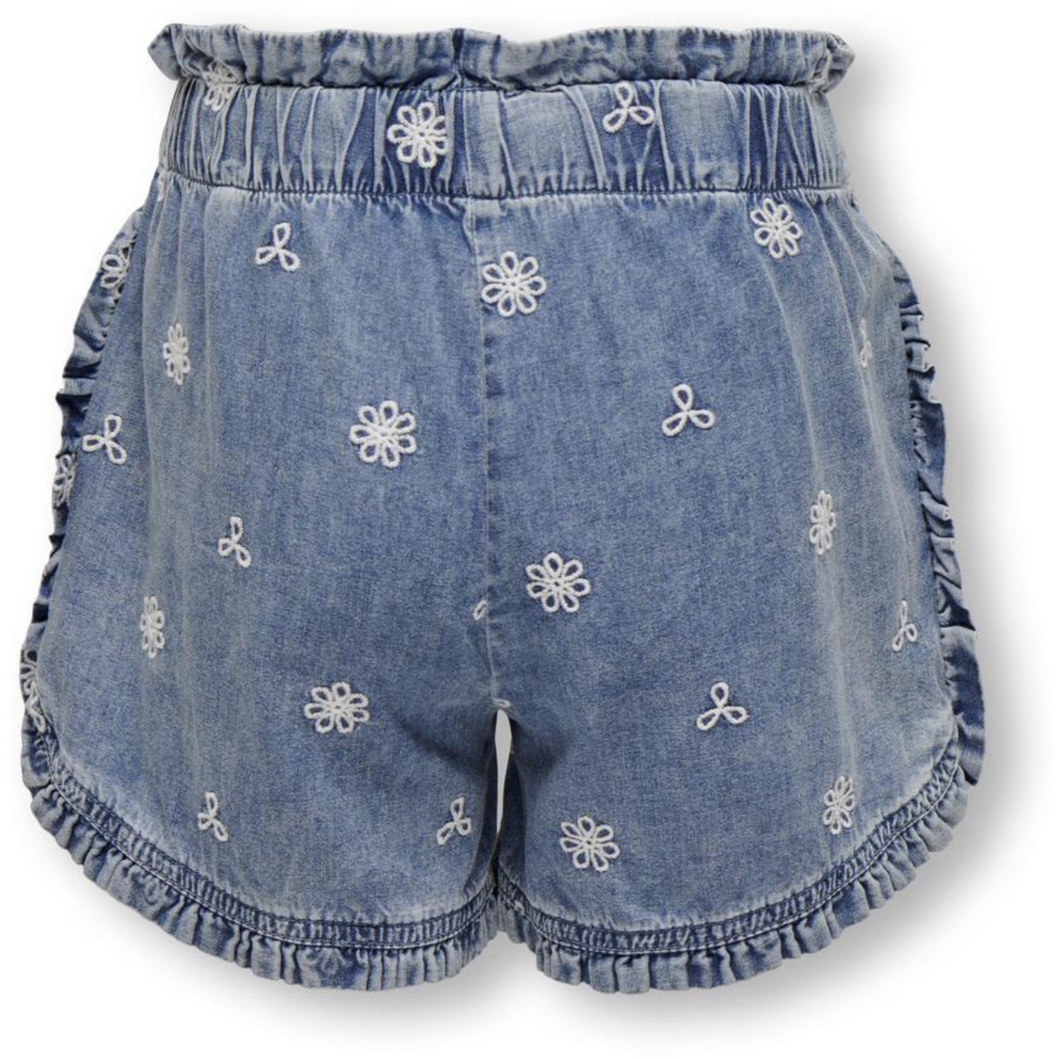 kids ONLY Medium Blue Denim Dandy Embroidery Frill Denim 襦袴 2