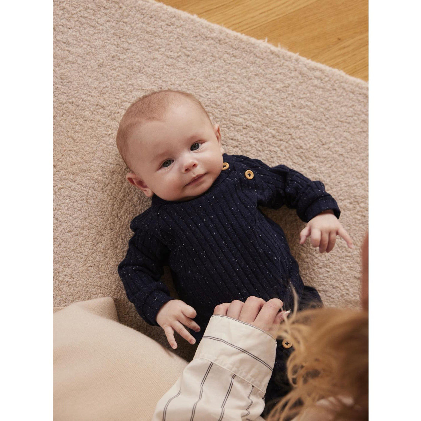 Name It Dark Sapphire Kino O Neck Blouse