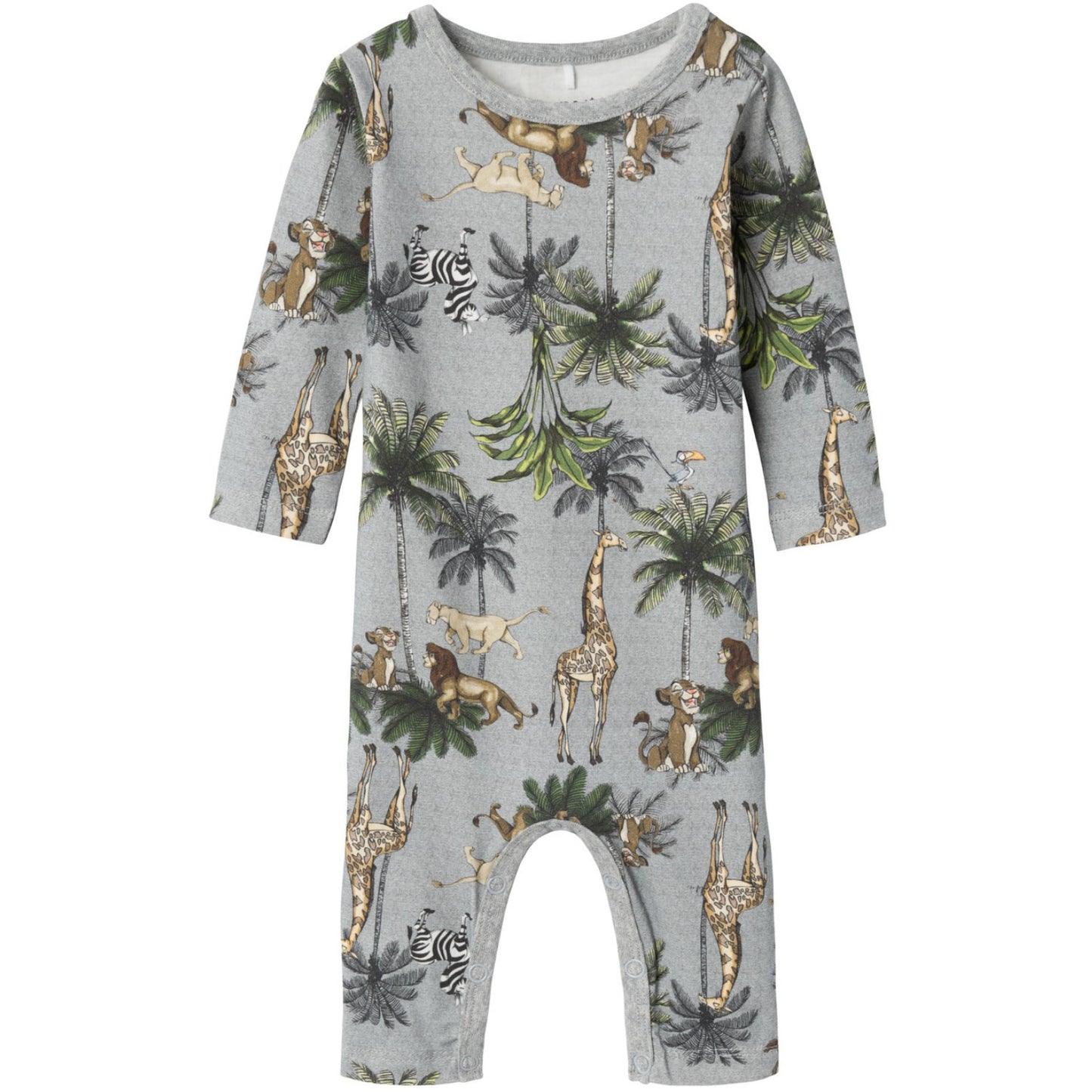 Name It Grey Melange Jebb Lion King Onesie