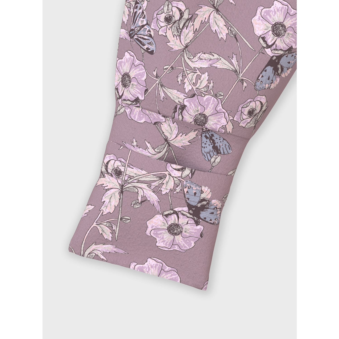 Name It Grape Shake Nightsuit 2-pack Zip Grape Flower Noos