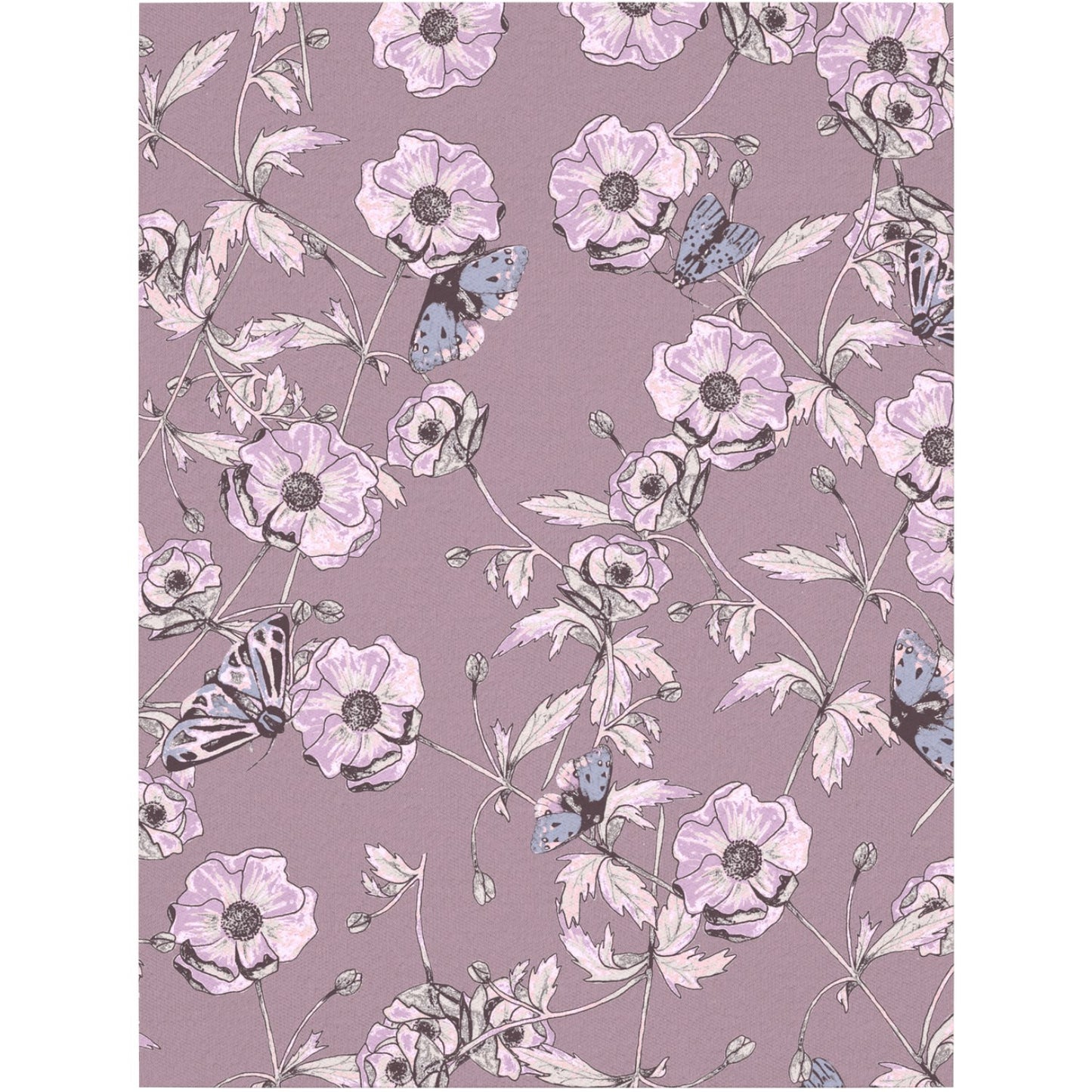 Name It Grape Shake Nightsuit 2-pack Zip Grape Flower Noos