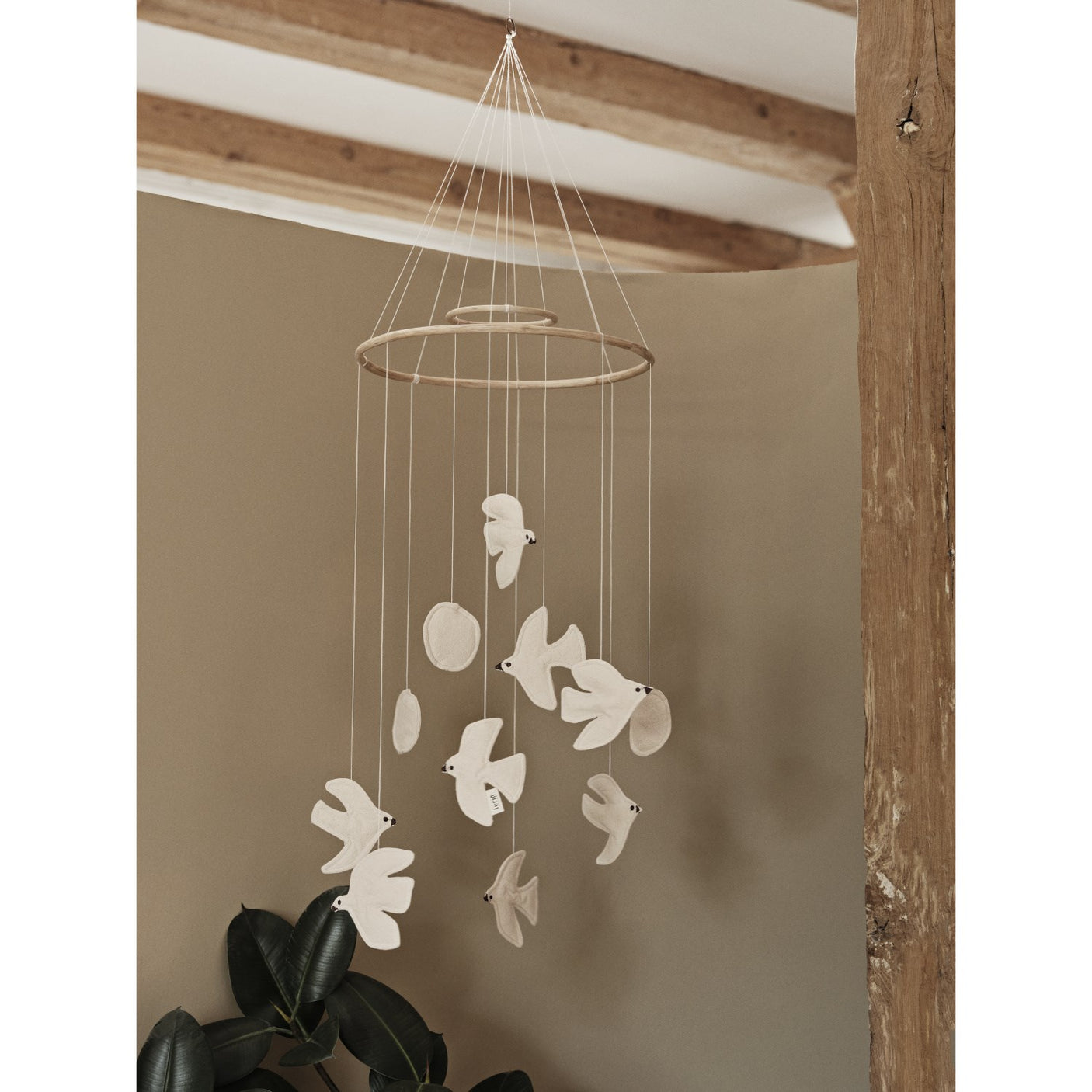 Ferm Living Undyed Swif Bird Mobile