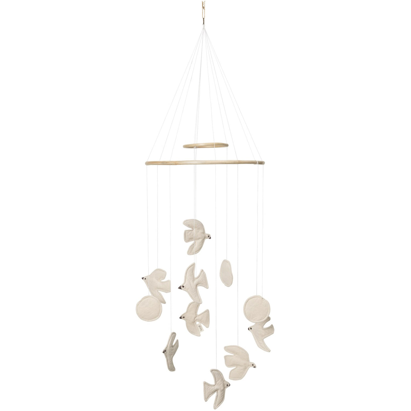 Ferm Living Undyed Swif Bird Mobile