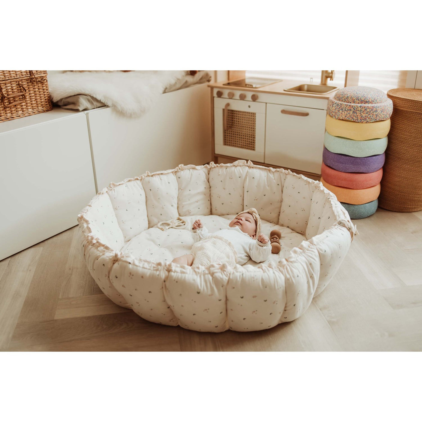 Play&Go Organic Bloom Moon 2-in-1 Playmat