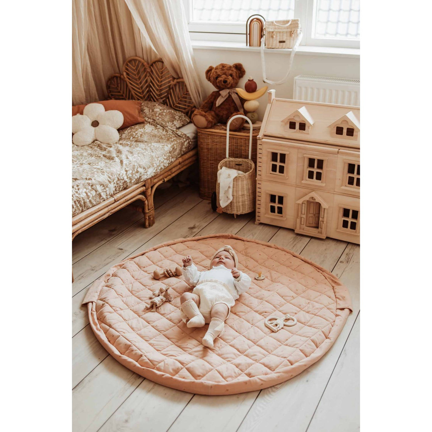 Play&Go Soft Organic Fleuri 2-in-1 Playmat