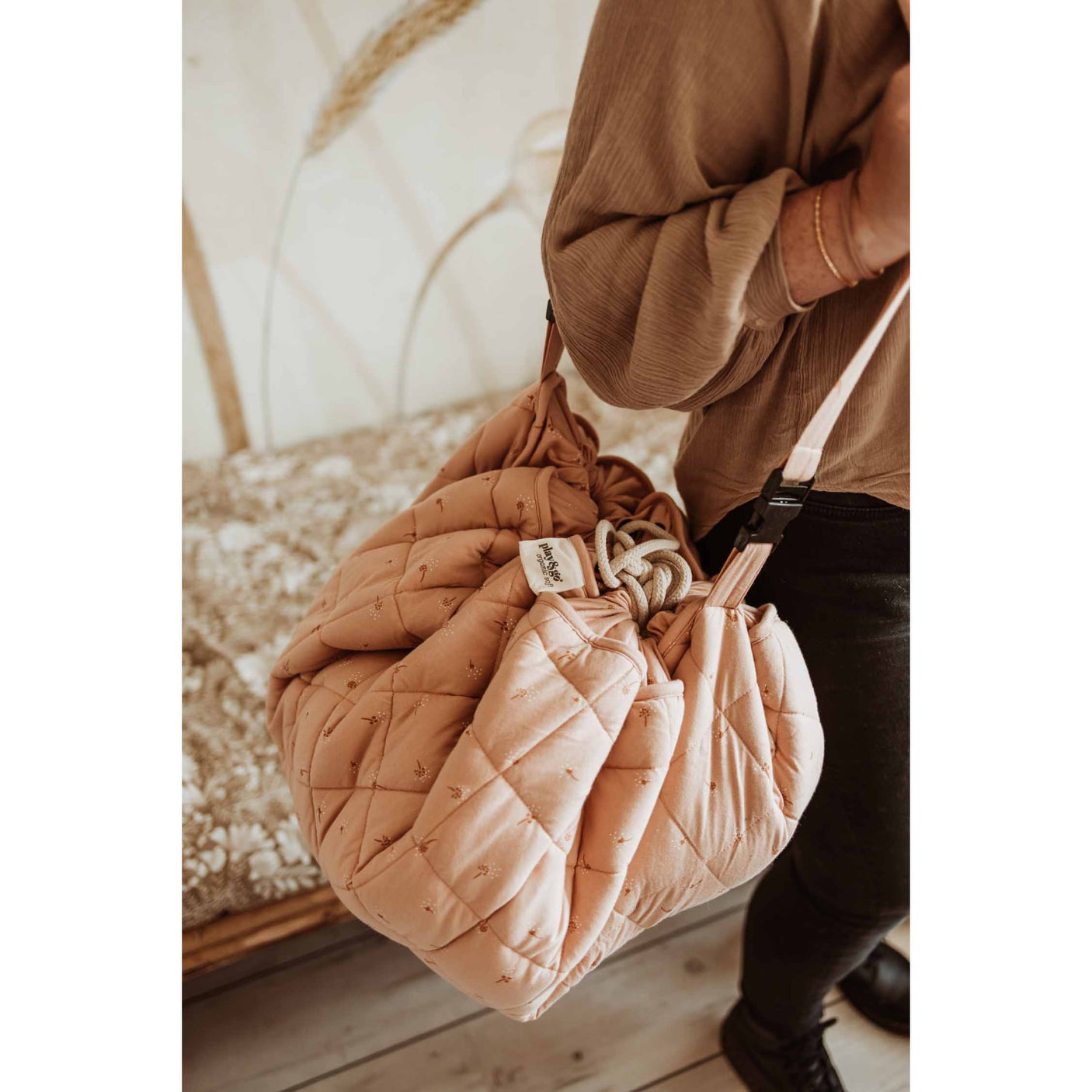 Play&Go Soft Organic Fleuri 2-in-1 Playmat