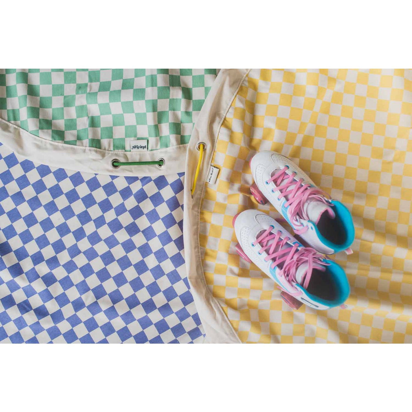 Play&Go Vichy Green 2-in-1 Playmat