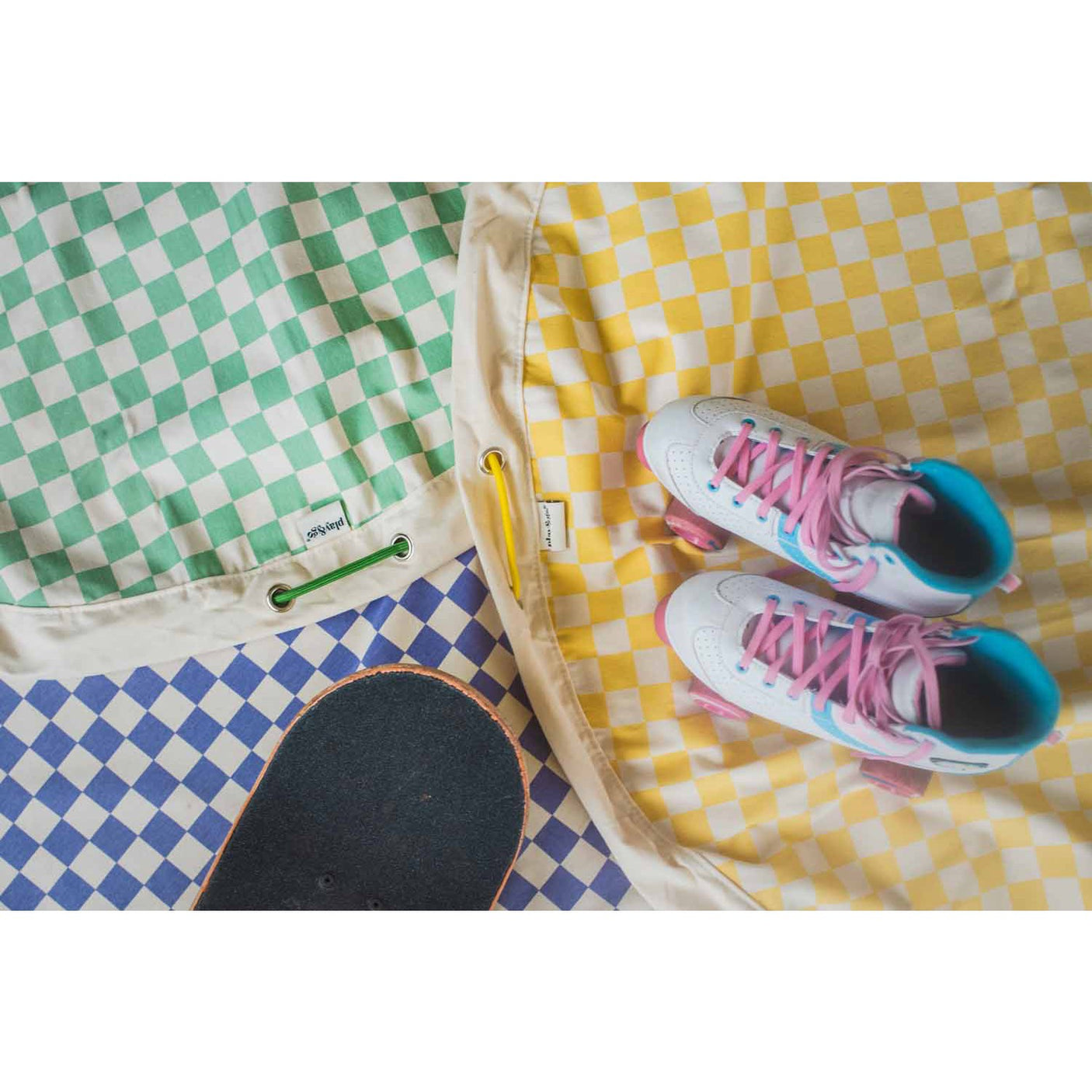 Play&Go Vichy Purple 2-in-1 Playmat