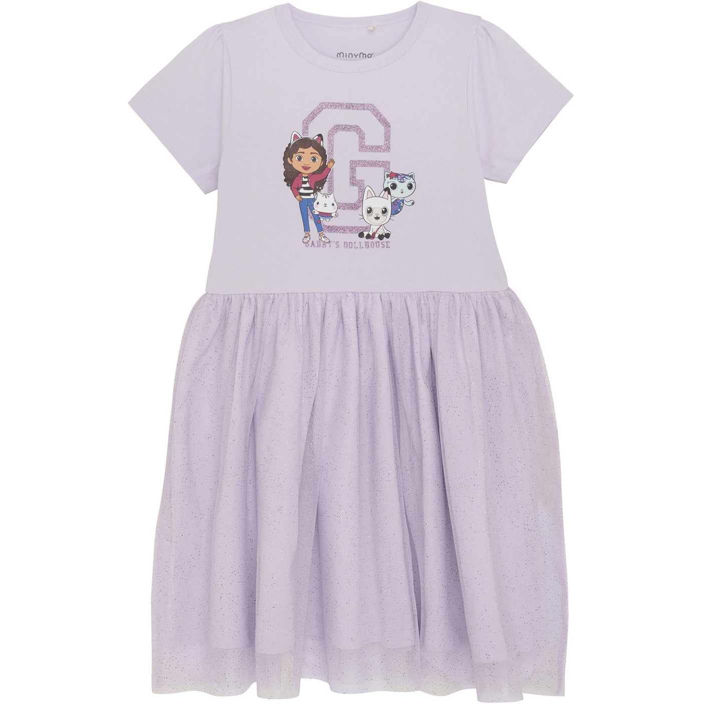 Minymo Orchid Petal Dress w. Tulle
