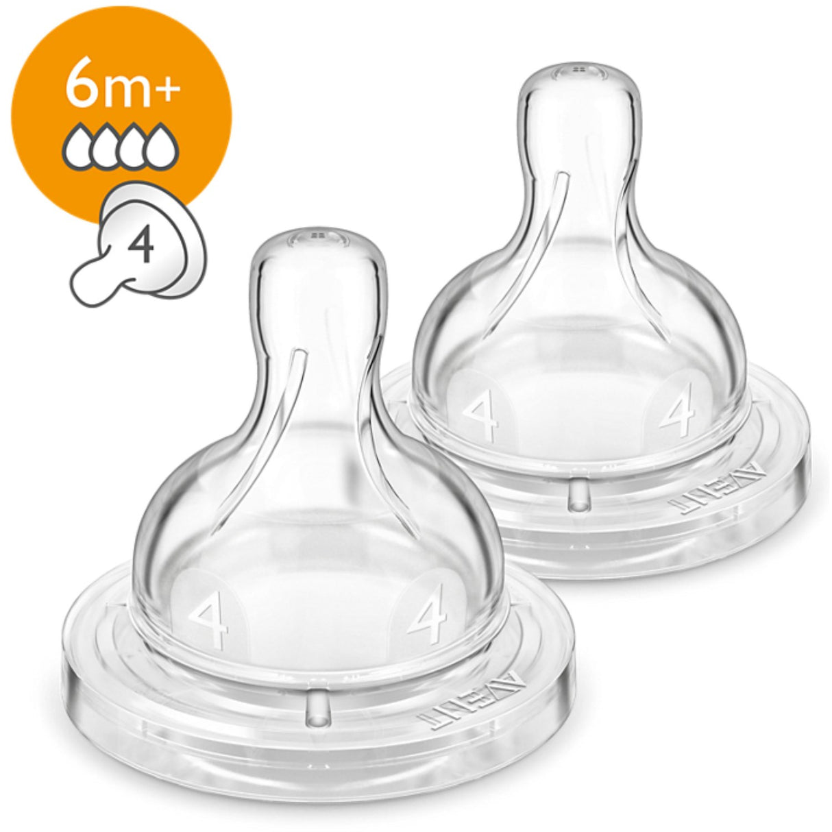 Philips Avent Baby Bottle Heads Anti-colic 6 month 2-pak