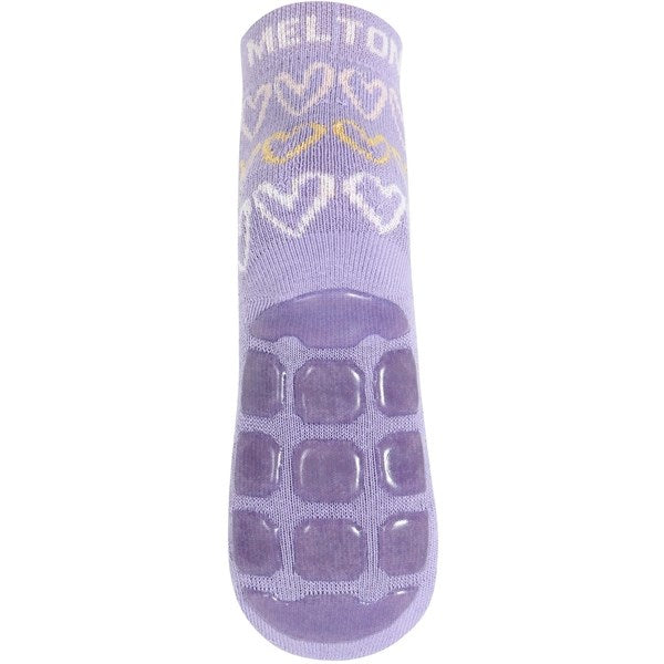 MELTON Doodle Heart Anti-Slip Socks Daybreak