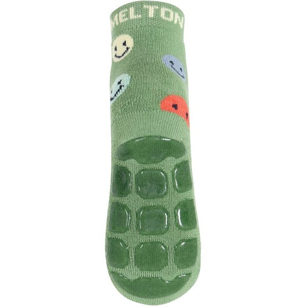 MELTON Smile Anti-Slip Socks Watercress
