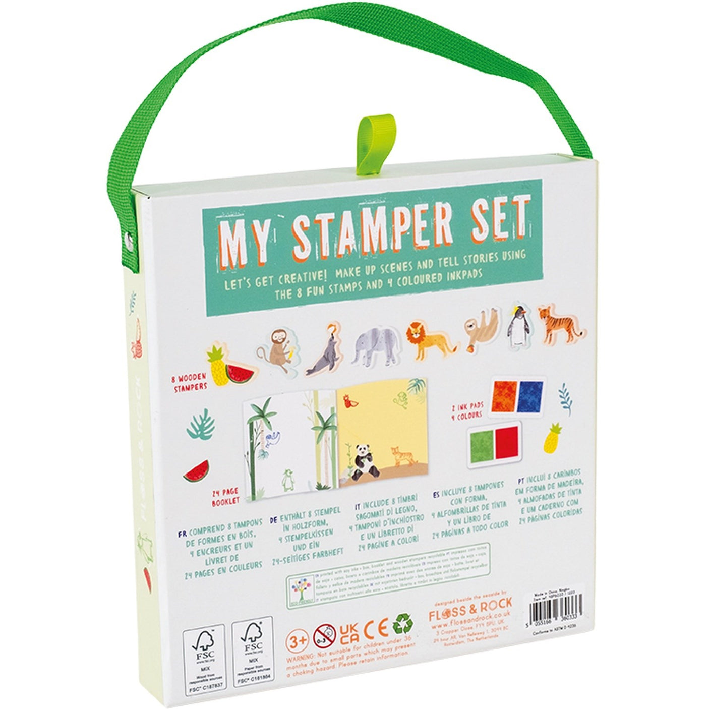 Floss & Rock Stempelsæt Jungle