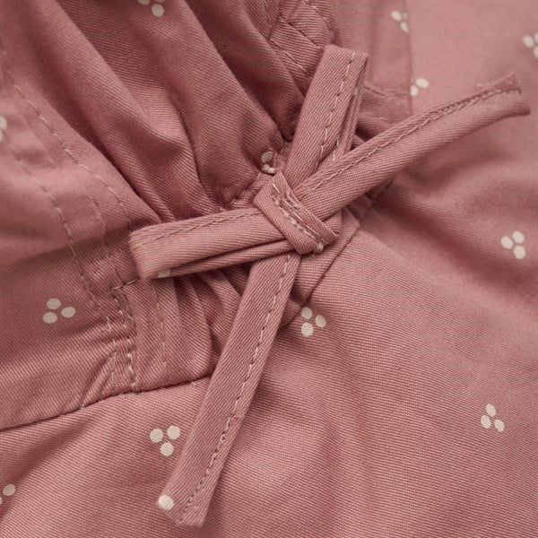 En Fant Sun Hat With Strings Old Rose