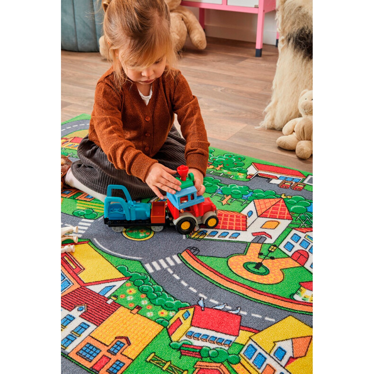 Junior Driver Traffic Play Mat "Quiet Town"