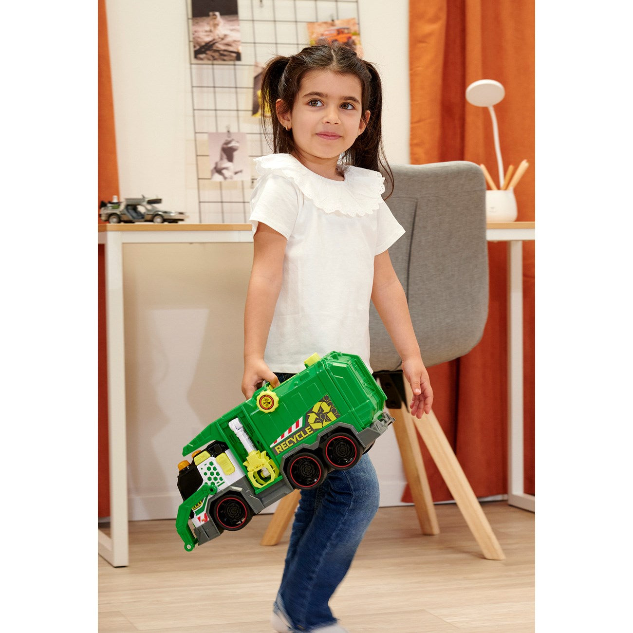 Dickie Toys Recycling Cart