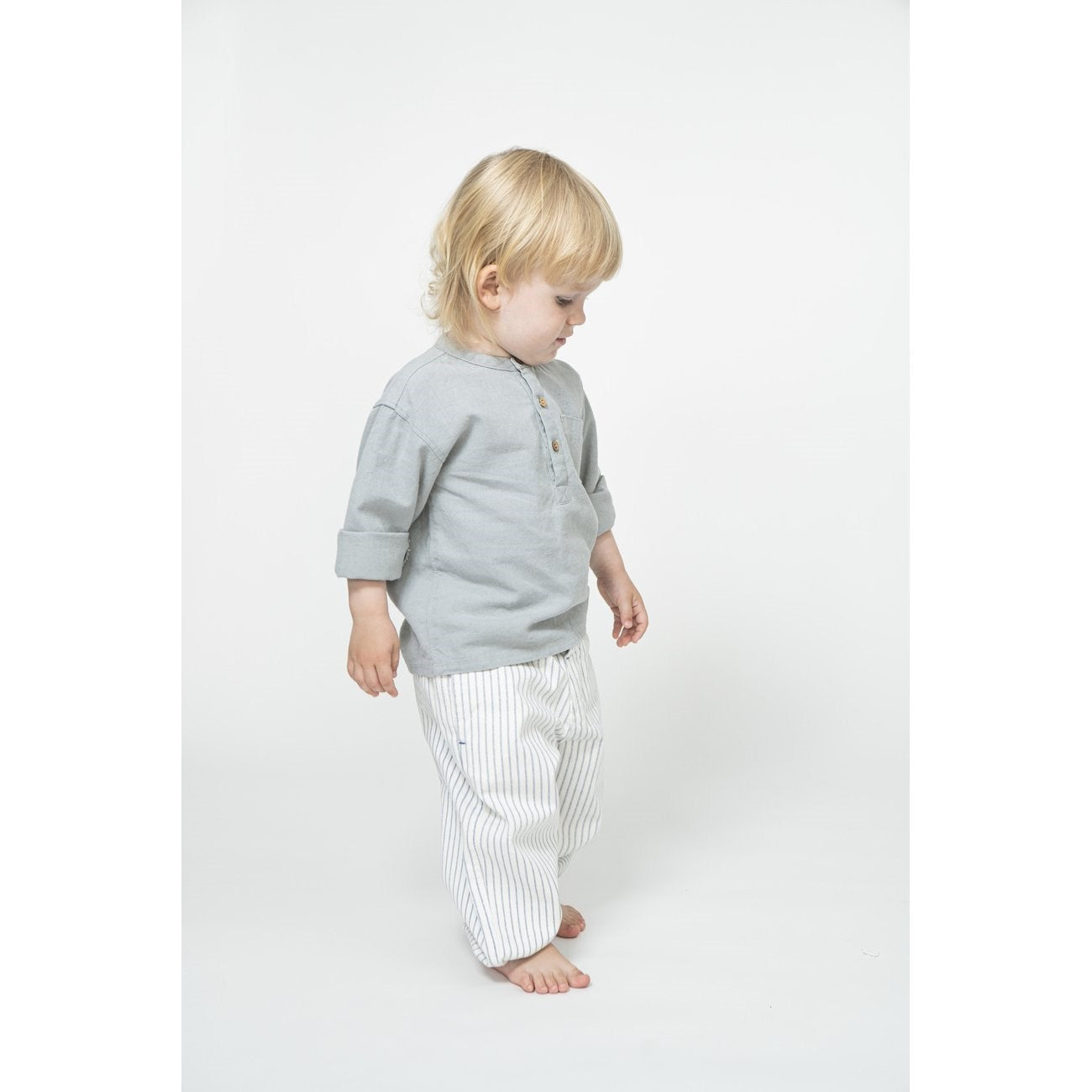 Sofie Schnoor Dusty Blue Shirt 2