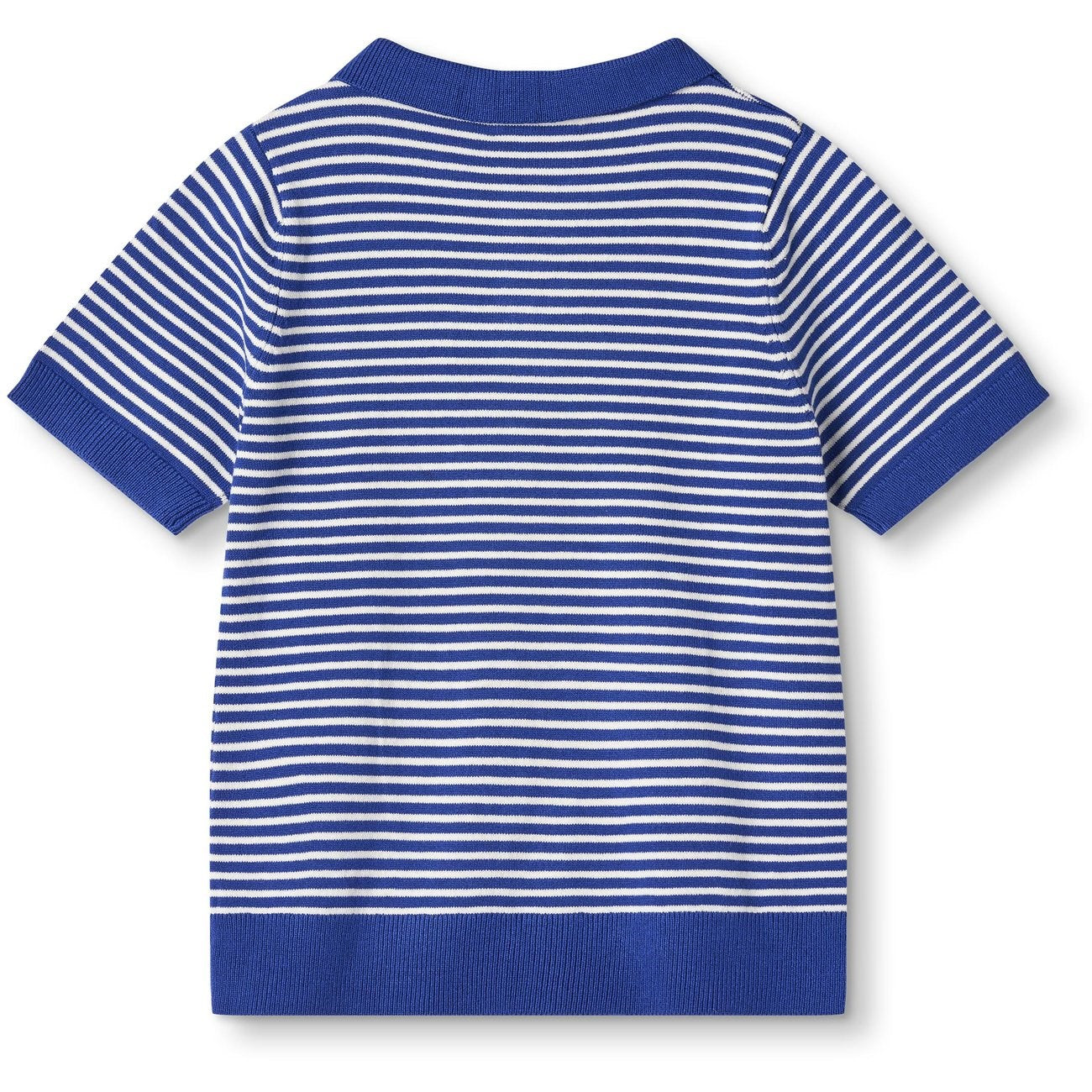 Fliink Mazerine Blue Cloud Dancer Stripe Anchor Stripe Ss Polo