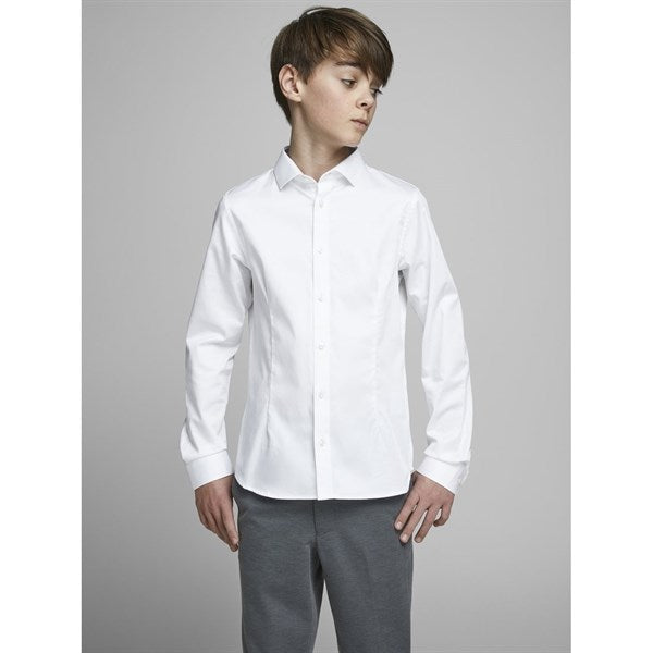 Jack & Jones Junior White Parma Shirt Noos