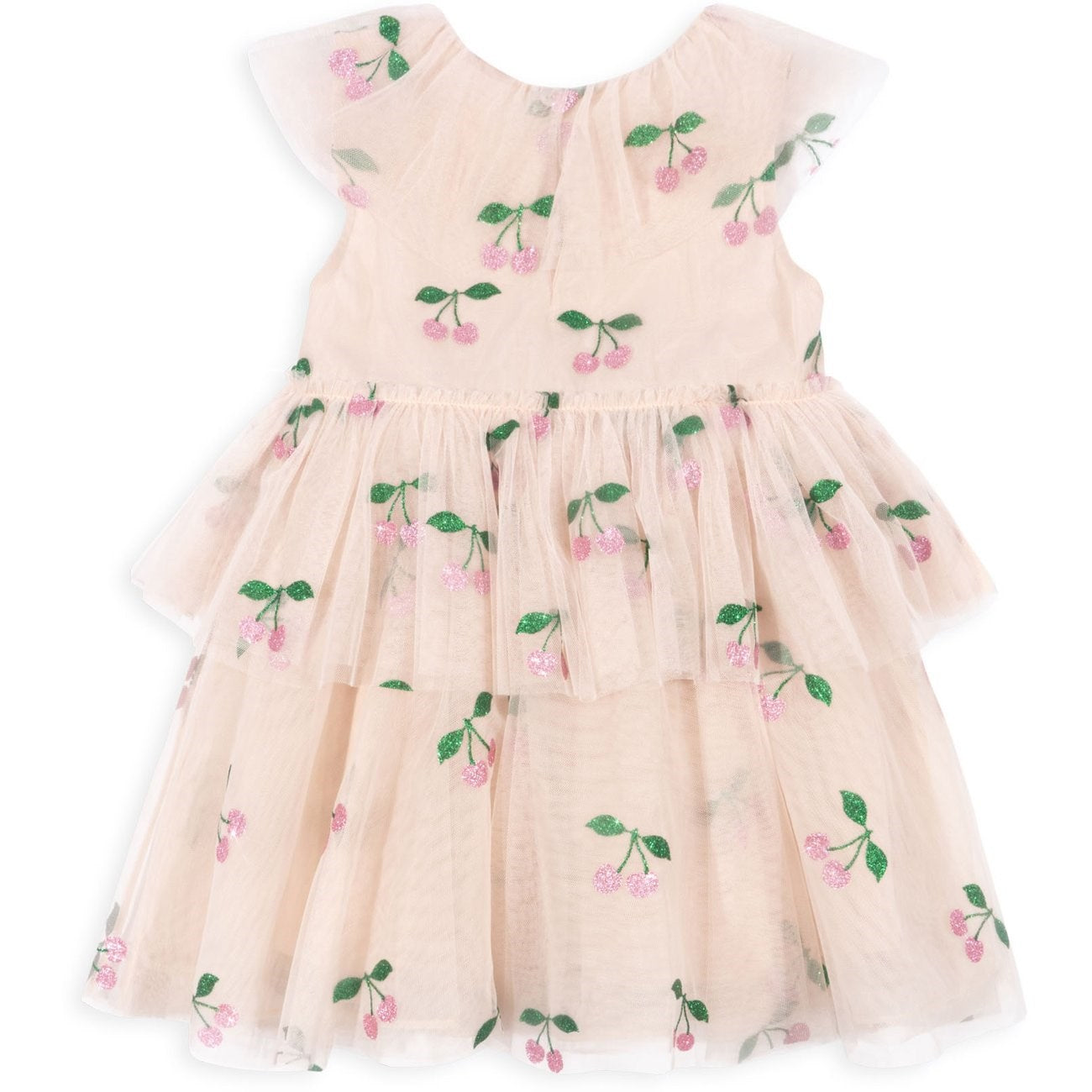 Konges Sløjd Ma Grande Cerise Pink Glitter Mili Glitter Dress