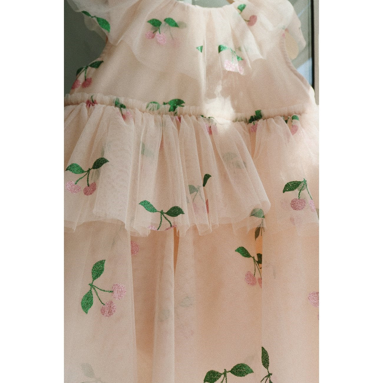 Konges Sløjd Ma Grande Cerise Pink Glitter Mili Glitter Dress