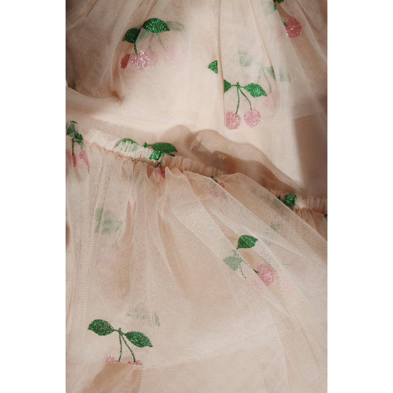 Konges Sløjd Ma Grande Cerise Pink Glitter Mili Glitter Dress