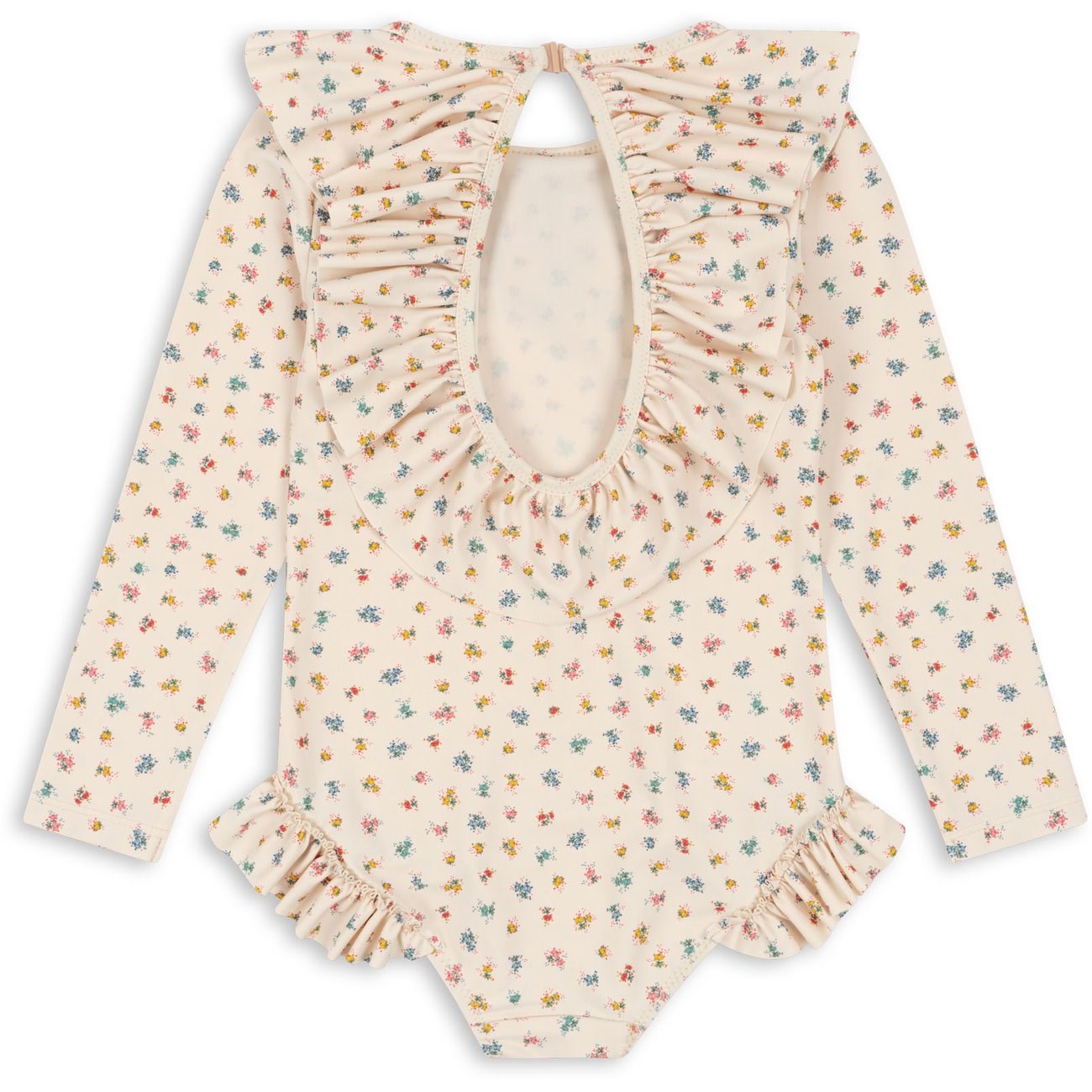 Konges Sløjd Manuca Ls Frill Swimsuit Bloomie Sprinkle