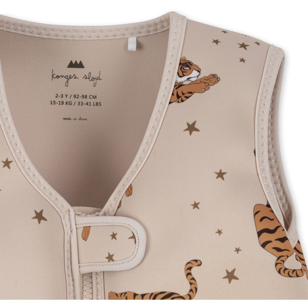 Konges Sløjd Neoprene Swim Vest Tiger