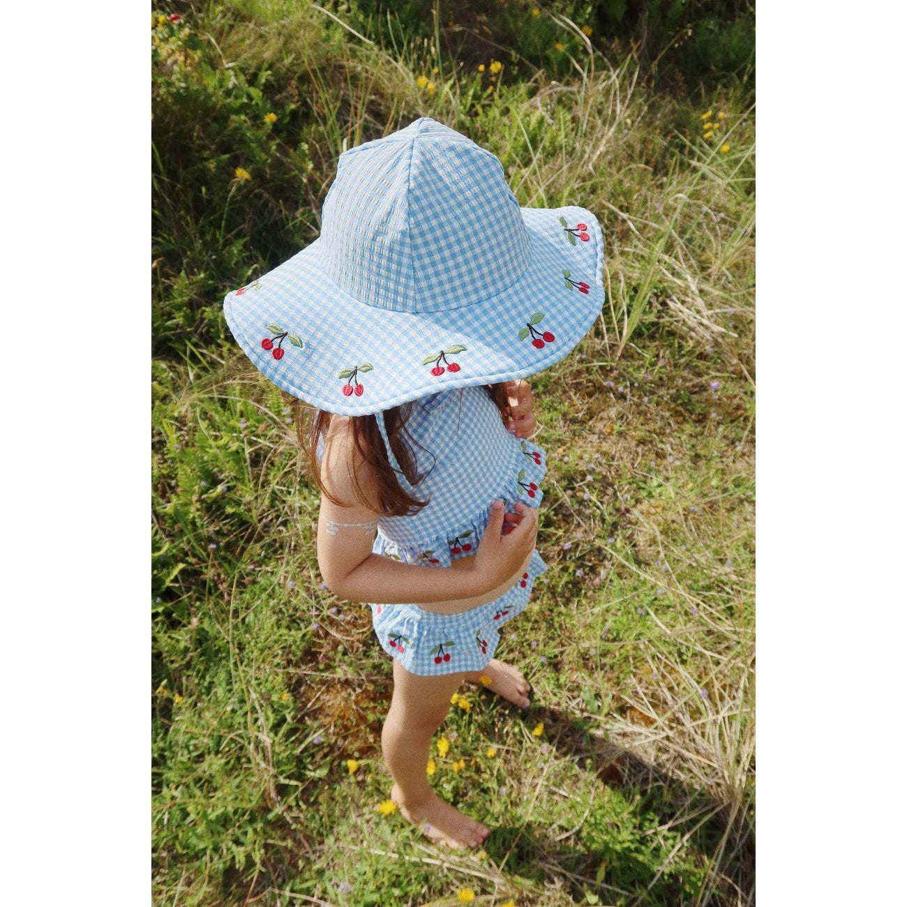 Konges Sløjd Soline Swim Hat Provence/White Swan