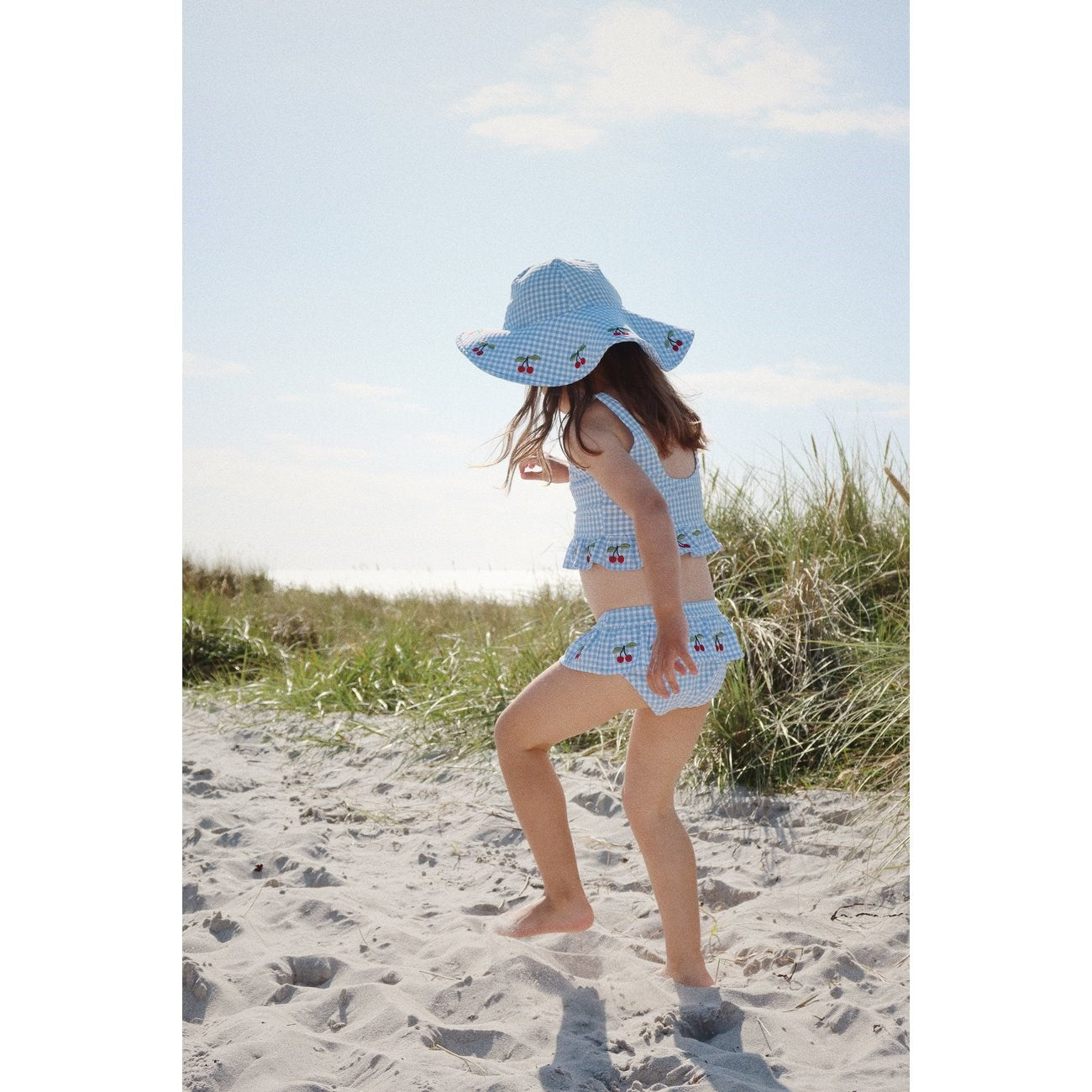 Konges Sløjd Soline Swim Hat Provence/White Swan