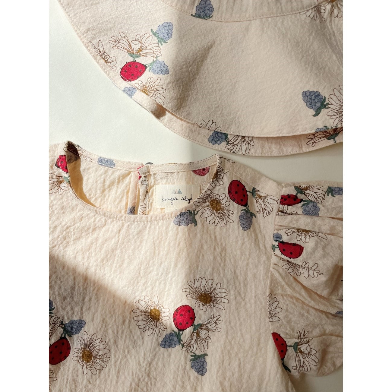 Konges Sløjd Ladybug Vida Puff-sleeves Top