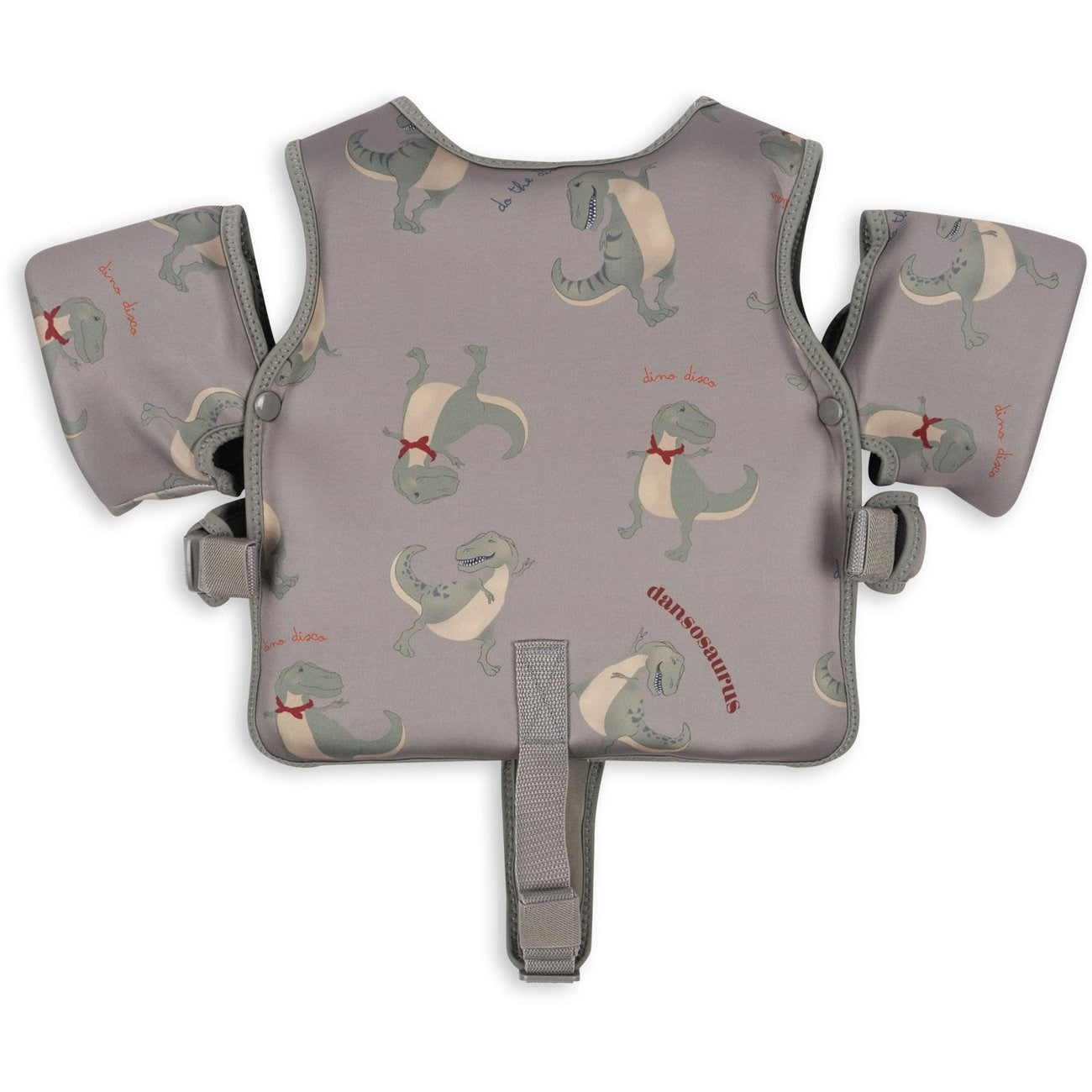 Konges Sløjd Swim Vest w. Removable Swim Wings Dansosaurus