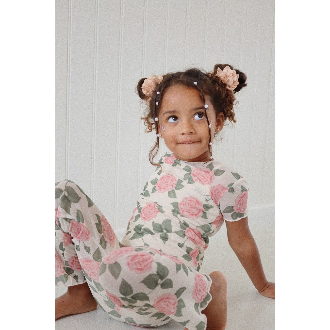 Konges Sløjd 2-Pack Hair Clip Flower Brazilian Sand