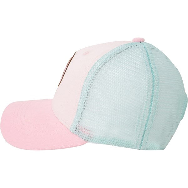 Lil' Boo Trucker Cap Pink/Turquoise