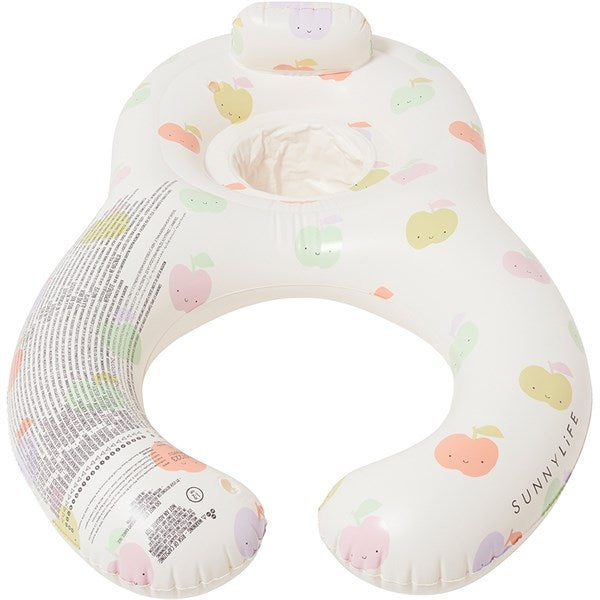 SunnyLife Float Together Baby Seat Apple Sorbet Multi