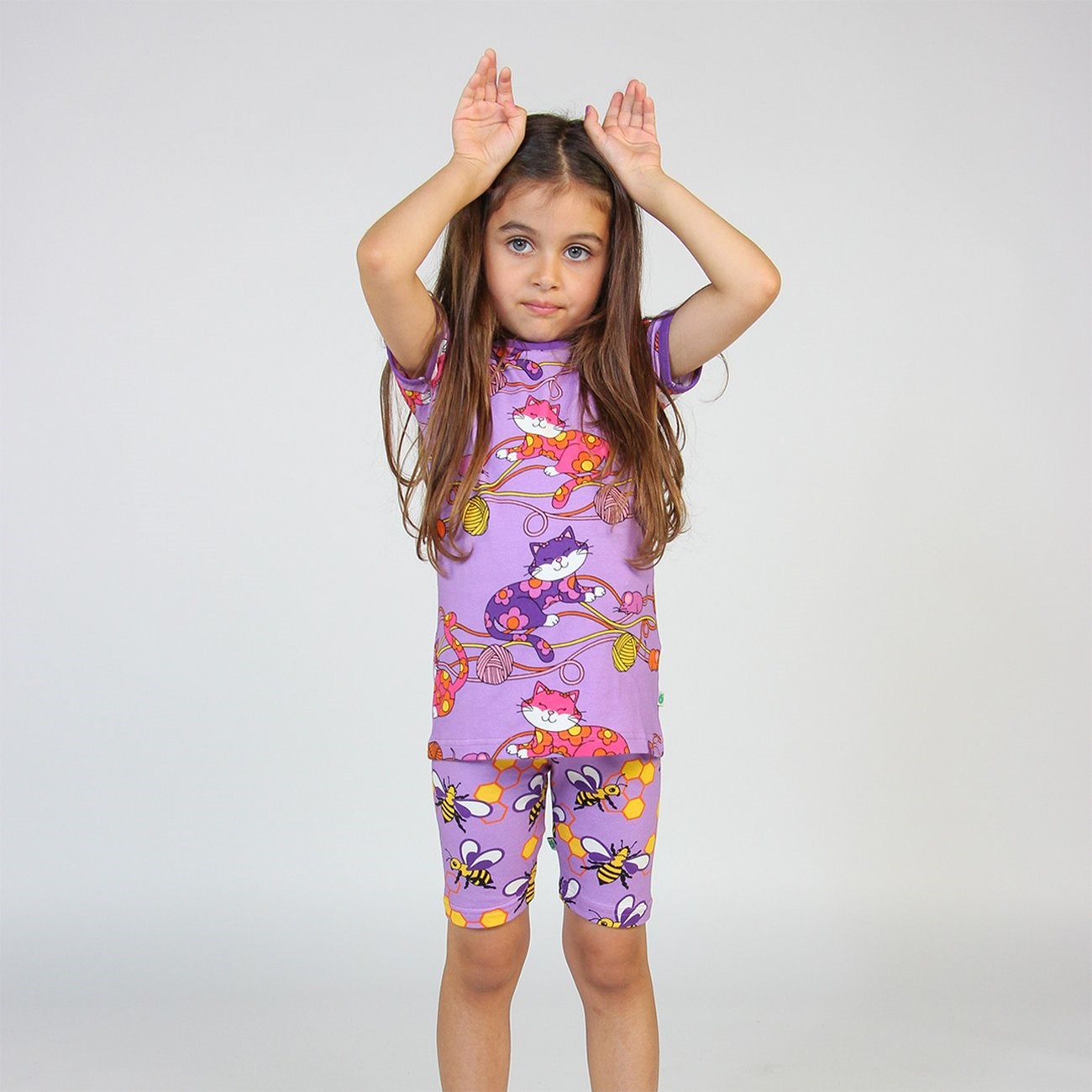 Småfolk Viola T-Shirt With Cats