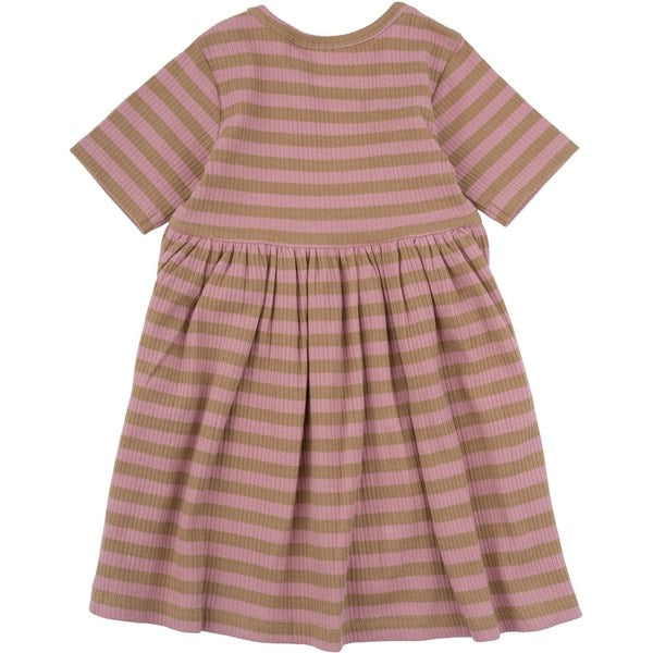 THE NEW Siblings Pink Nectar Fro Rib Dress