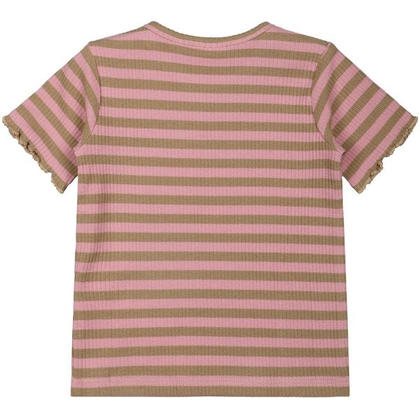 THE NEW Siblings Pink Nectar Fro Rib Baby Lock T-shirt