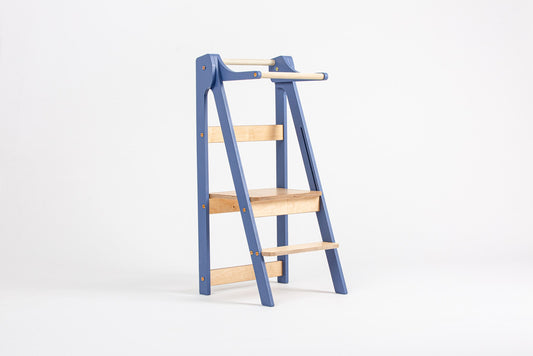 Duck Woodworks Transformable Kitchen Tower Blue