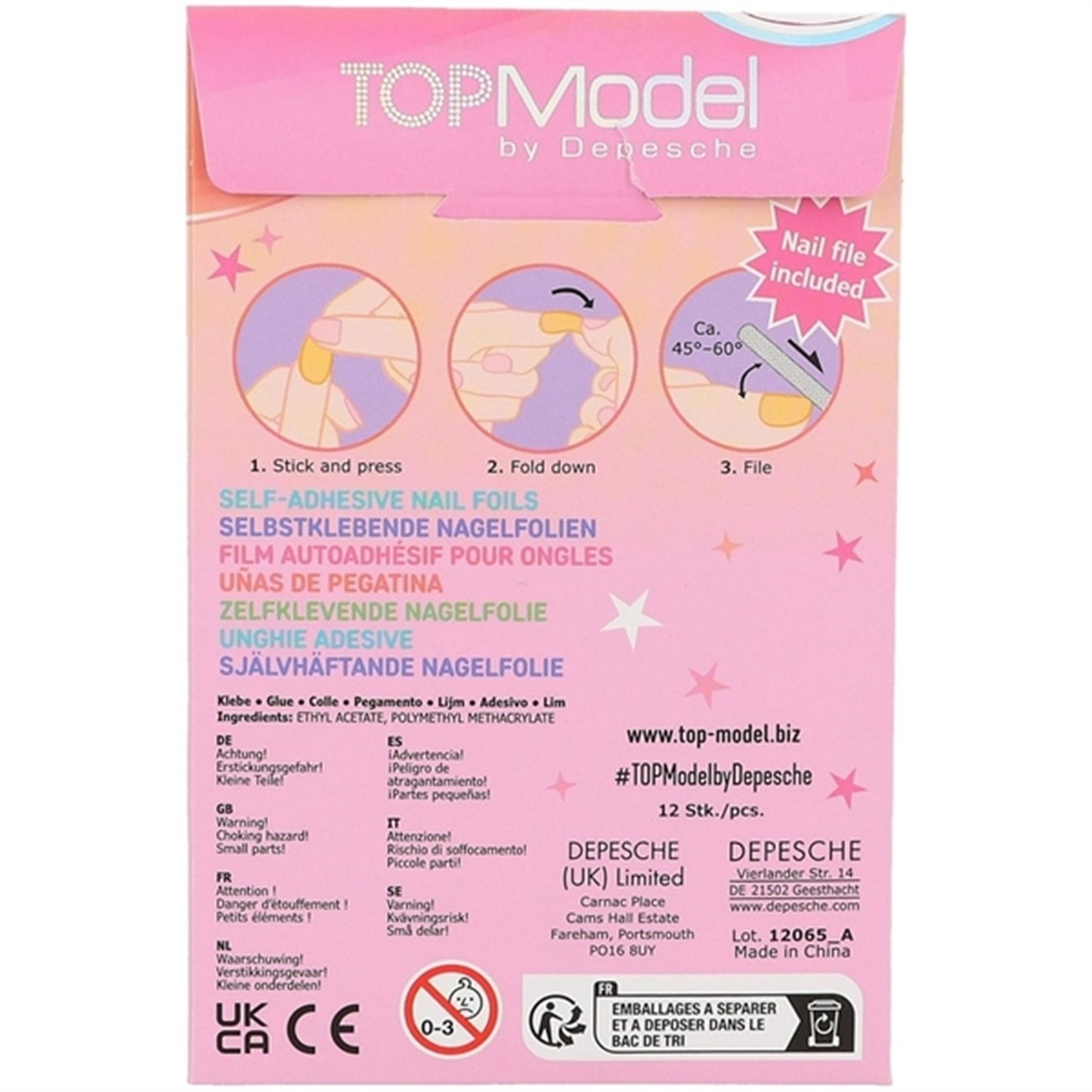 TOPModel Nail Foil & File Set Beauty And Me