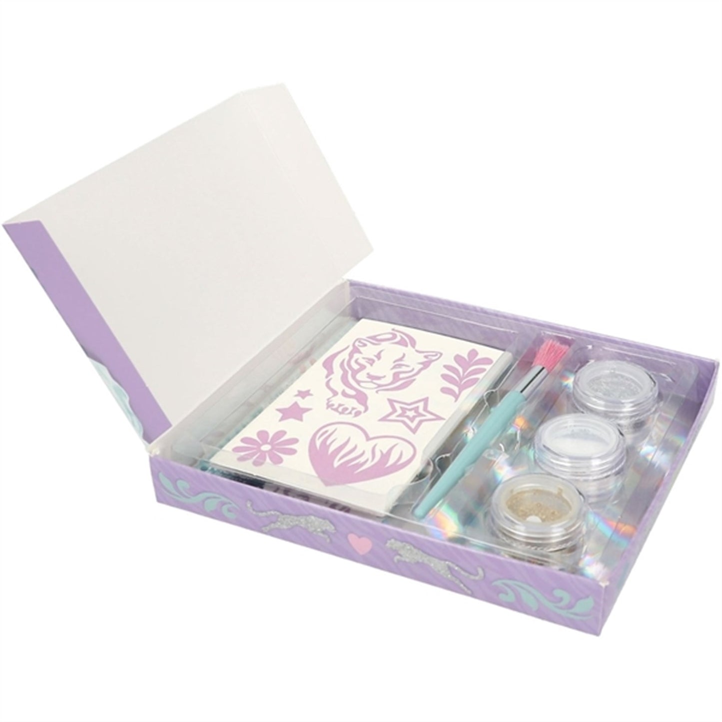 TOPModel Glitter Tattoo Set Fantasy Tiger