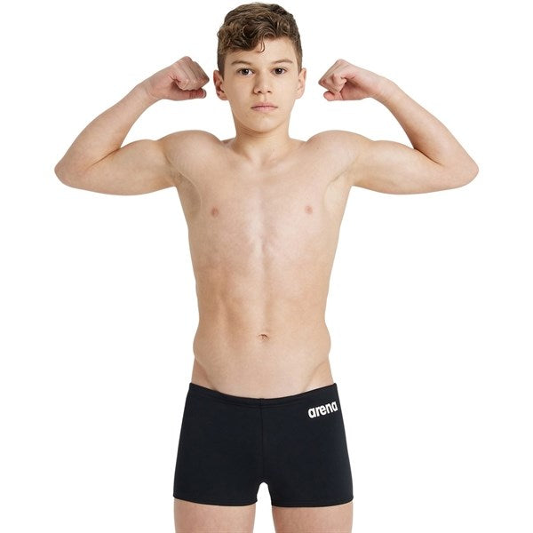 Arena Team Swim Shorts Solid Black-White