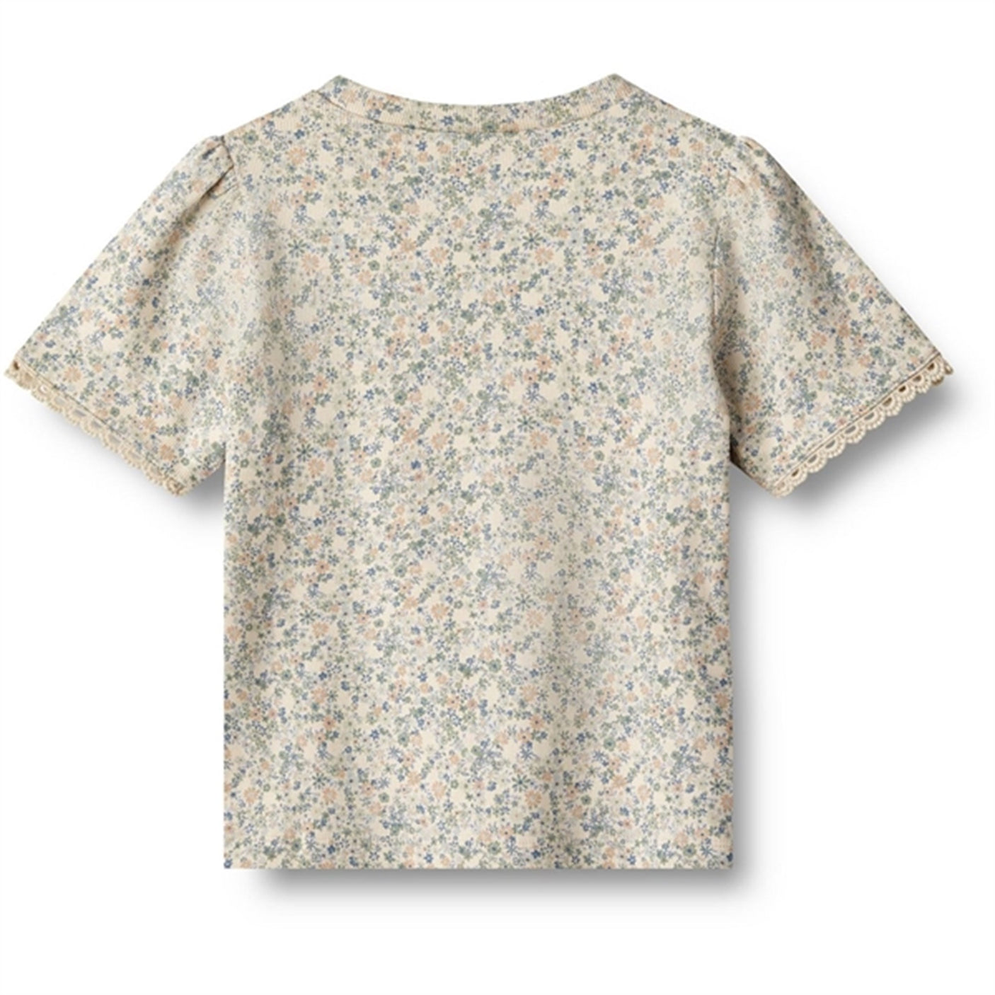 Wheat Sandshell Mini Flowers T-shirt Iris