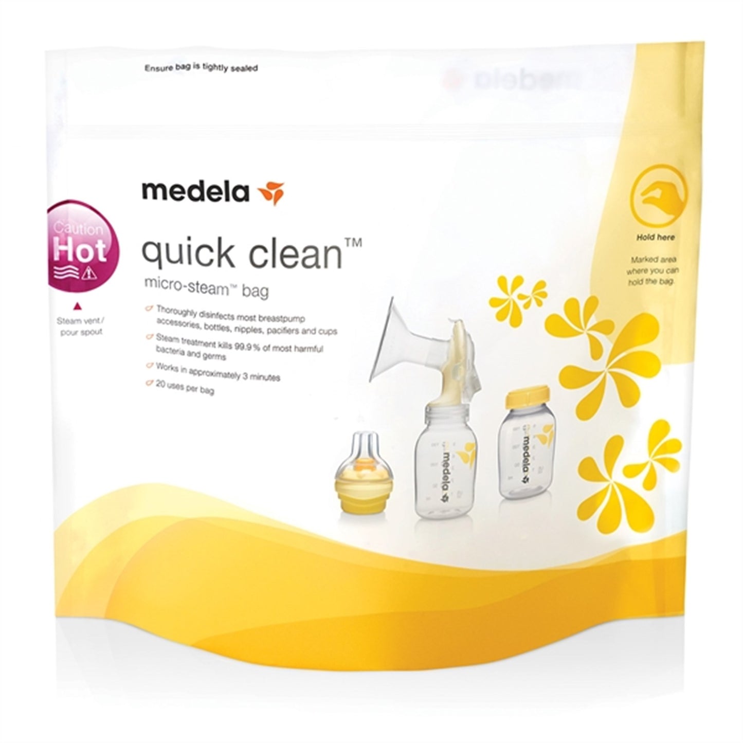 medela Quick Clean Bags For Microwave, 5 pcs.