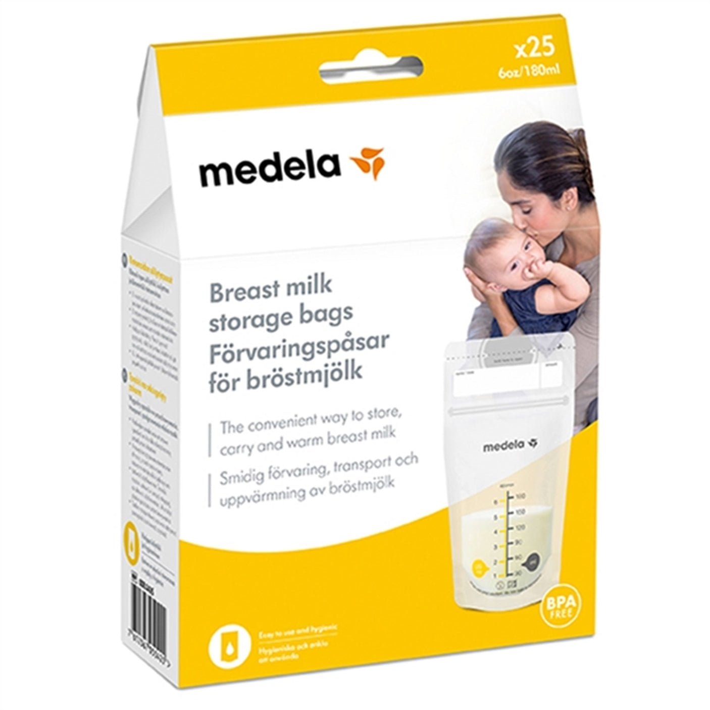 medela Storage Bag For Breast Milk 25 pcs