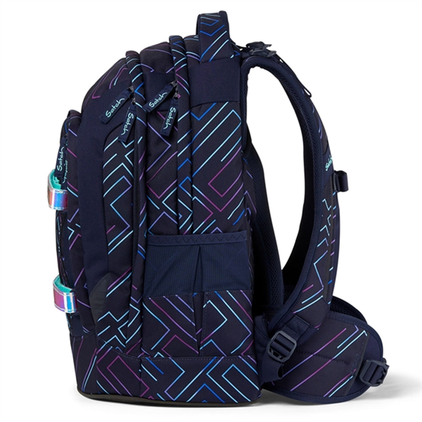 Satch Pack School Bag Purple Laser