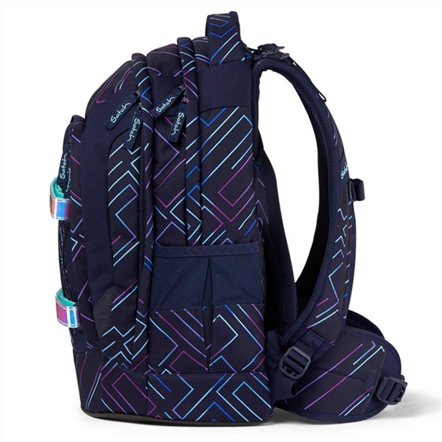 Satch Pack School Bag Purple Laser