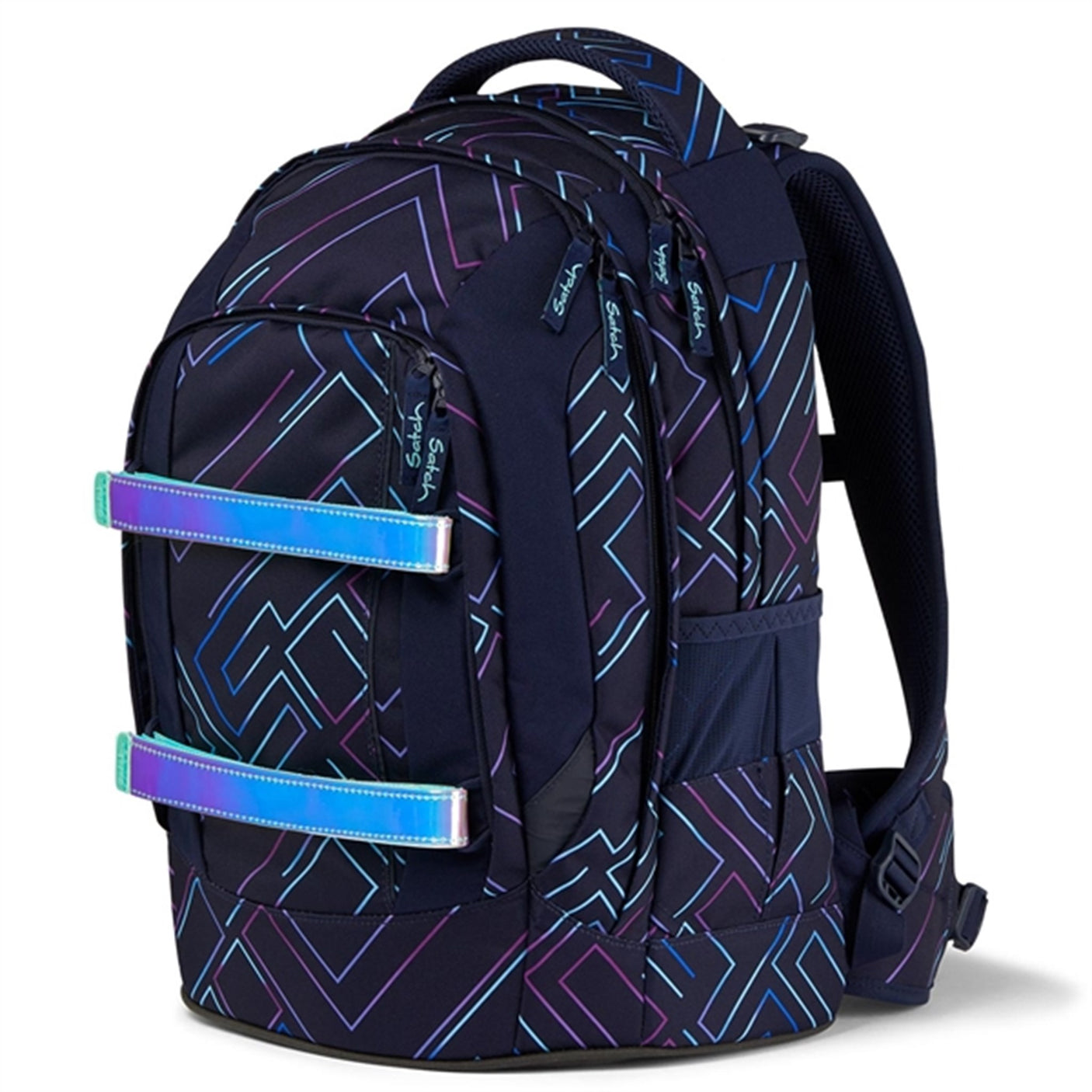 Satch Pack School Bag Purple Laser