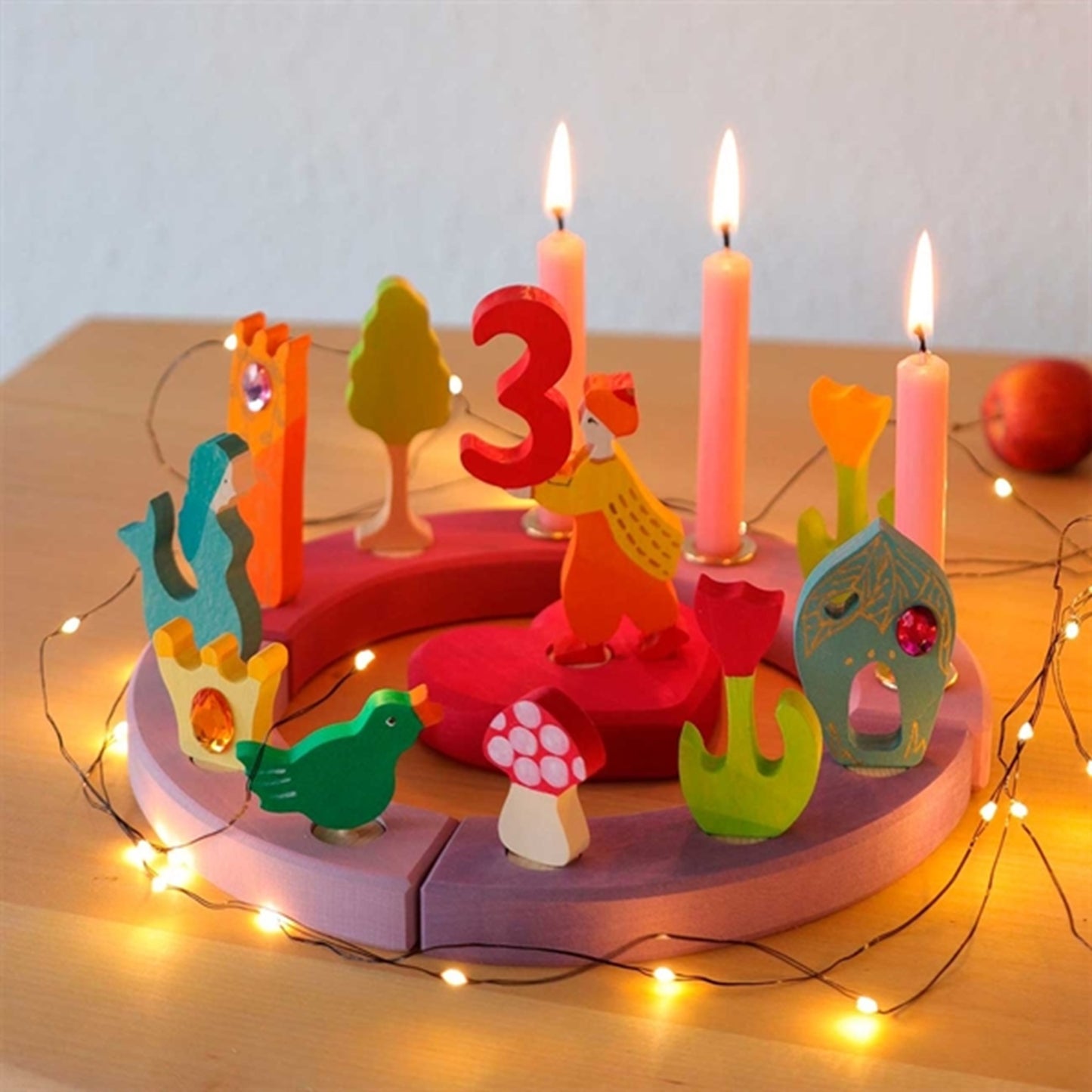 GRIMM´S Small Birthday Ring Pink Purple